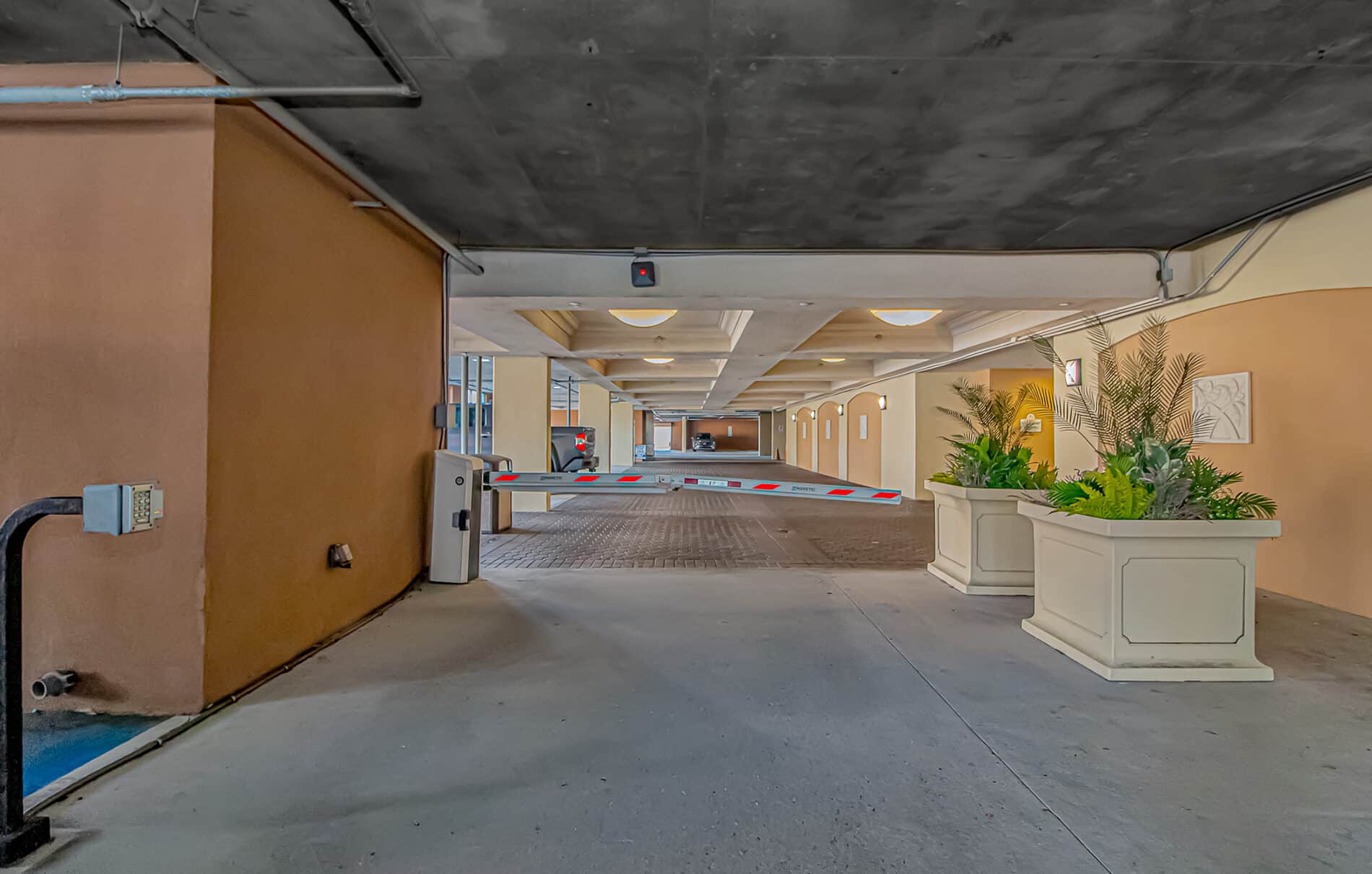 Covered parking garage at Mar Vista Grande
